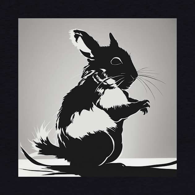 Chinchillas Shadow Silhouette Anime Style Collection No. 14 by cornelliusy